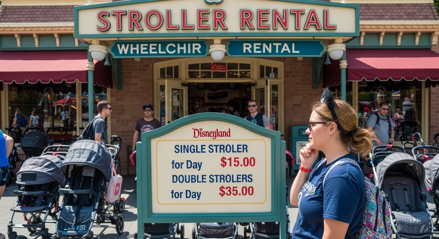 Stroller at Disneyland
