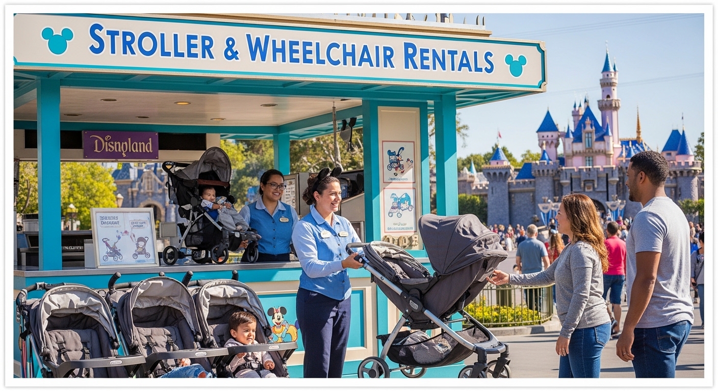 Stroller at Disneyland