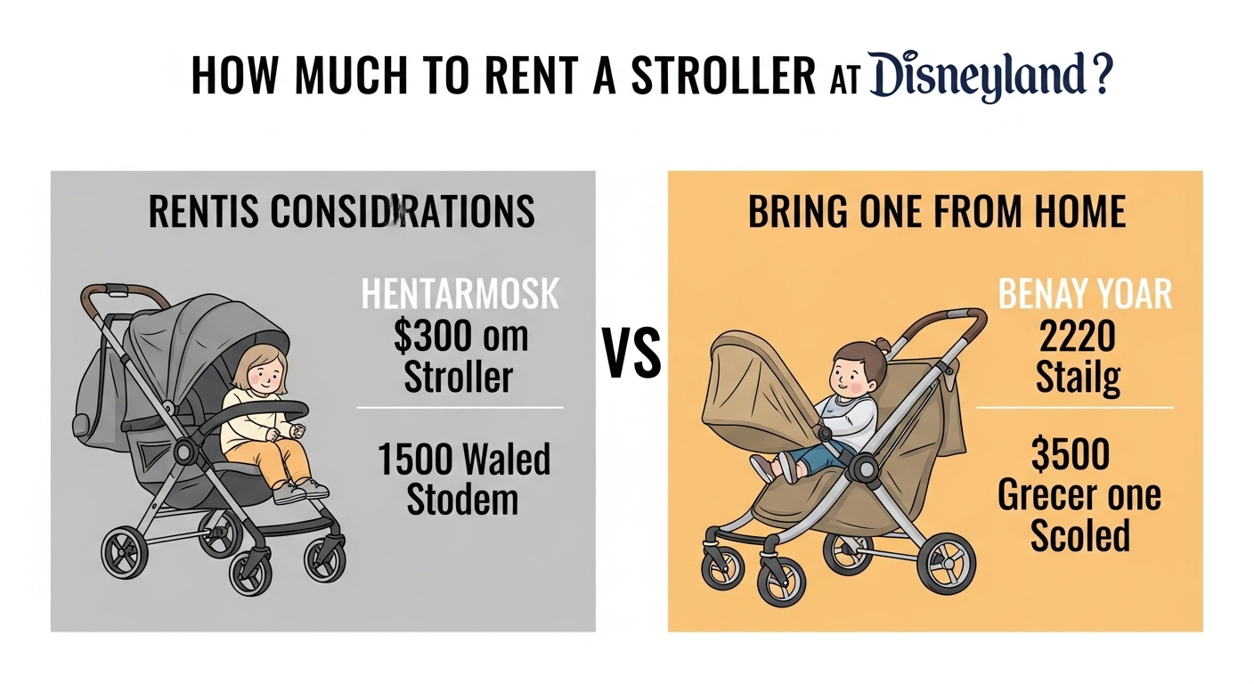 How Much to Rent a Stroller at Disneyland