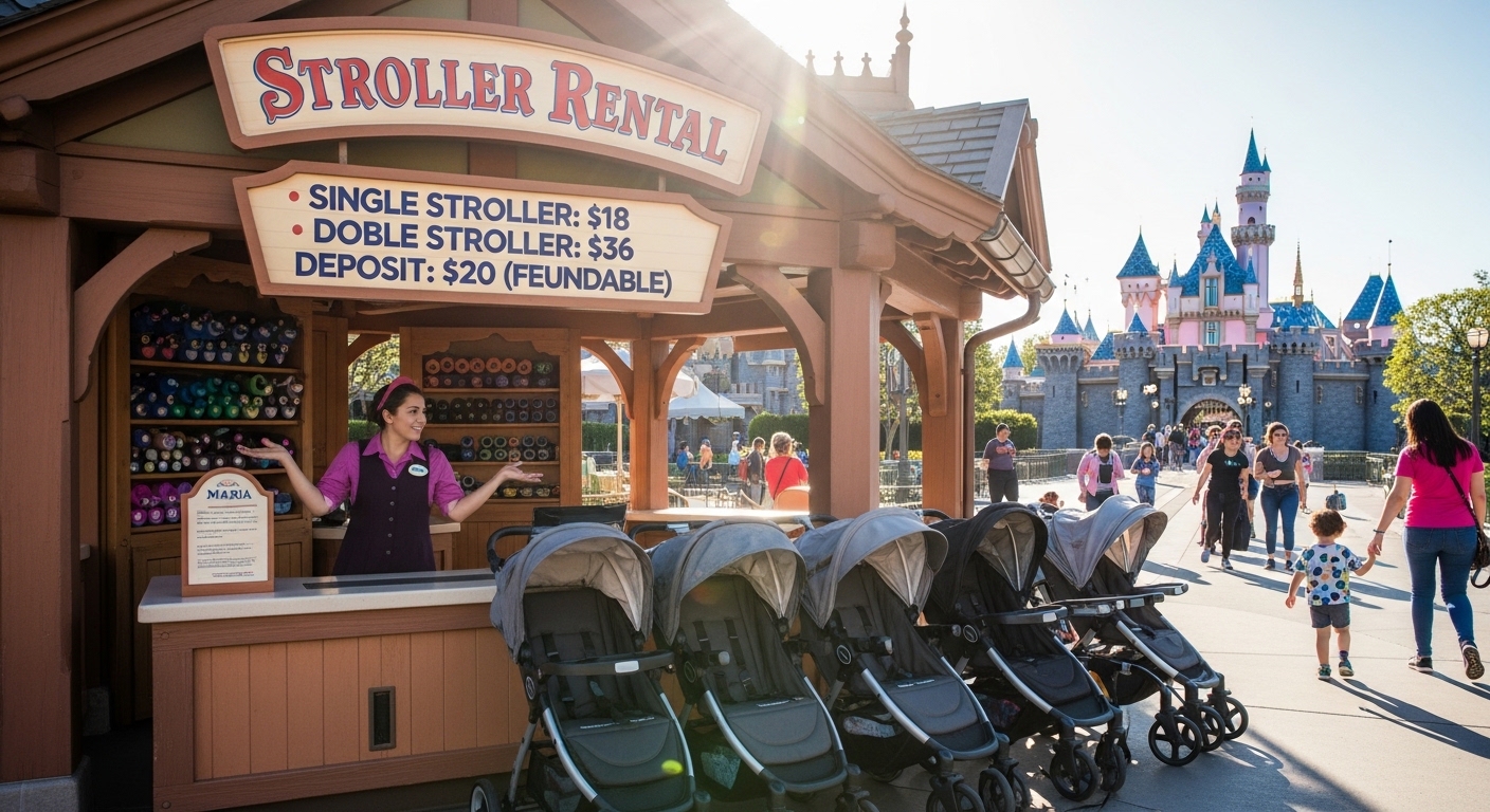 How Much Is Stroller Rental at Disneyland Park?