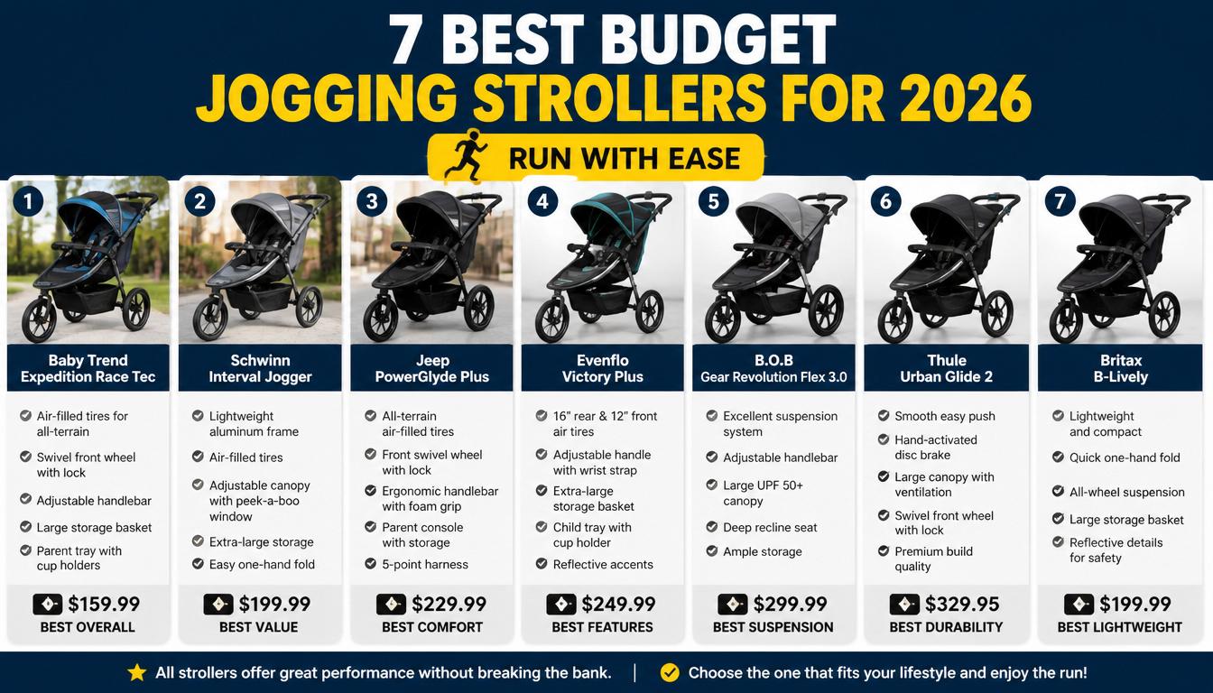 7 Best Budget Jogging Strollers for 2026 (Run with Ease)
