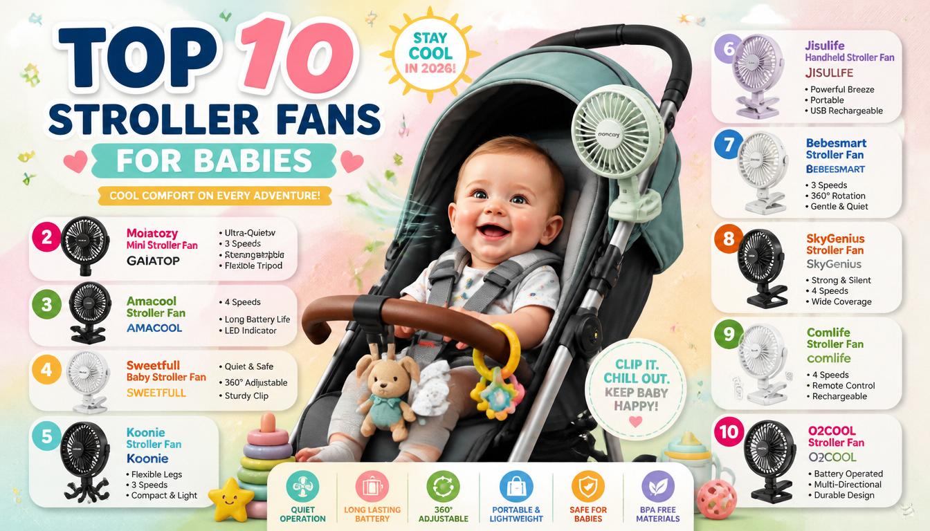 10 Best Stroller Fans for Babies in 2026